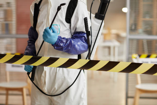 Professional Blood Cleanup technician working in Armstrong, TX
